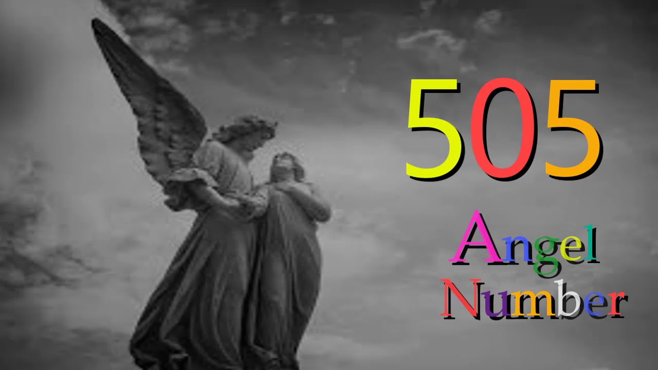 Two Angels in a Sculpture Making Reference To Angel number 505