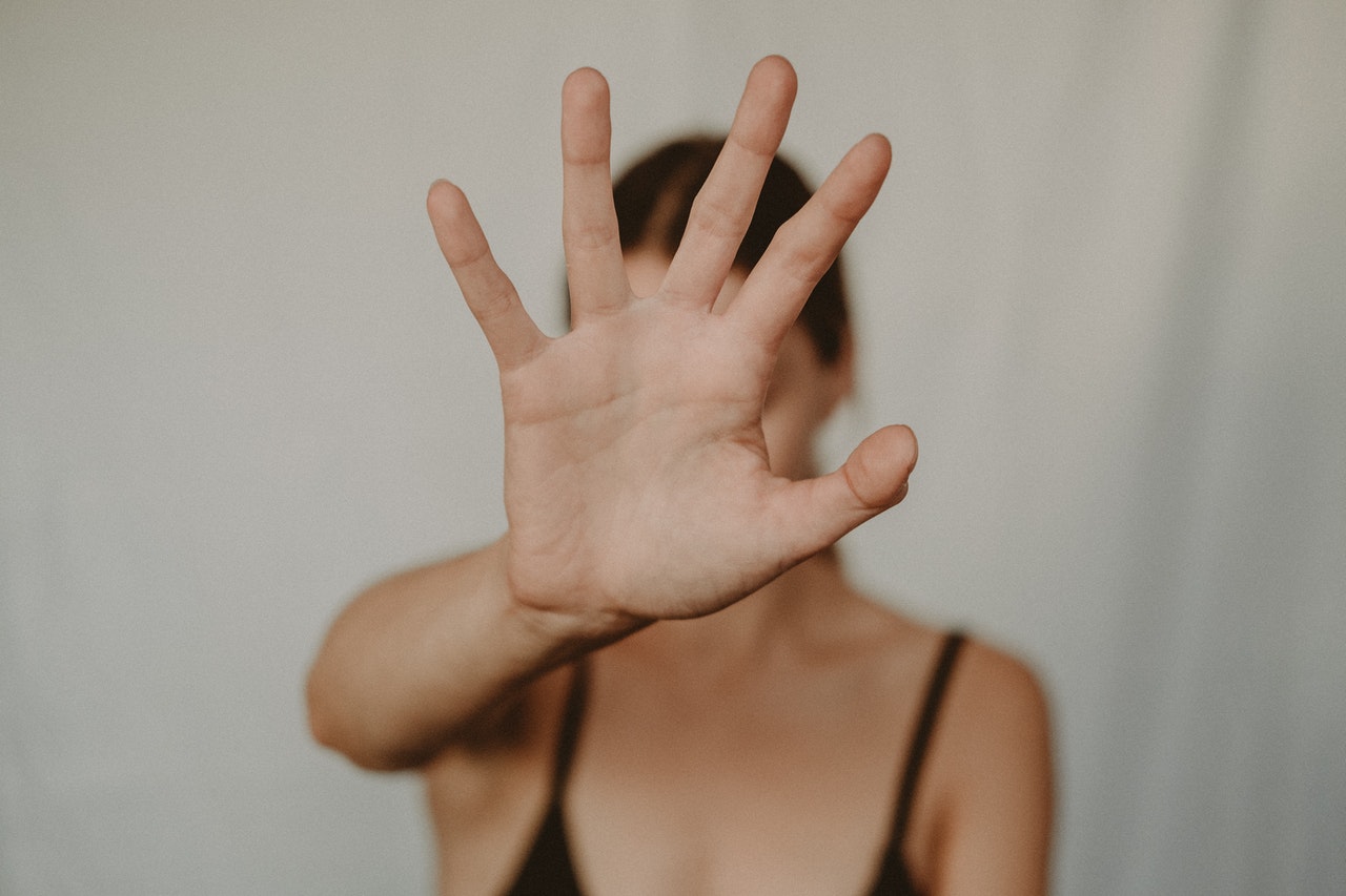 Woman Showing Hand For Palm Reading For Female Marriage