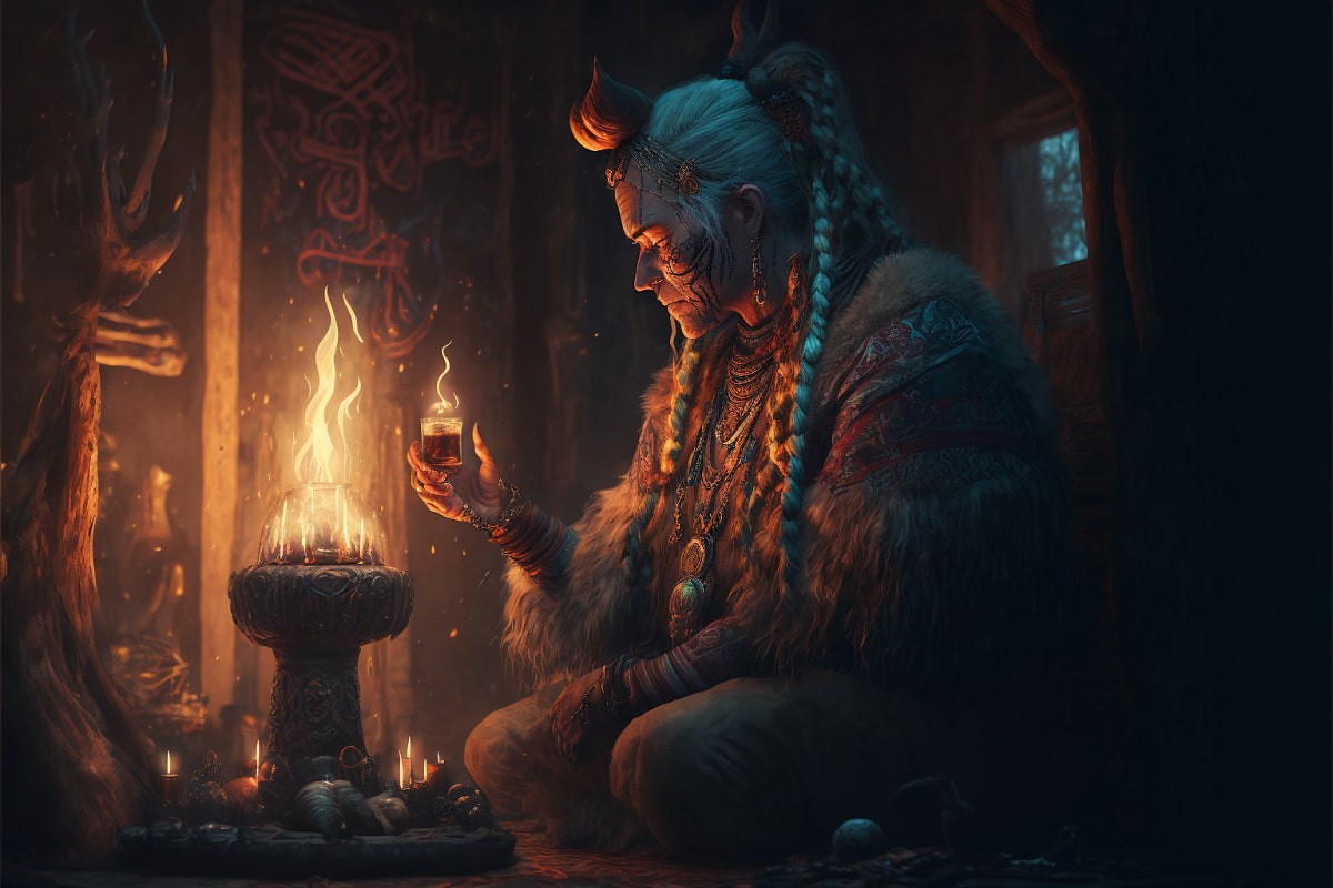 A Man Doing Something With Fire