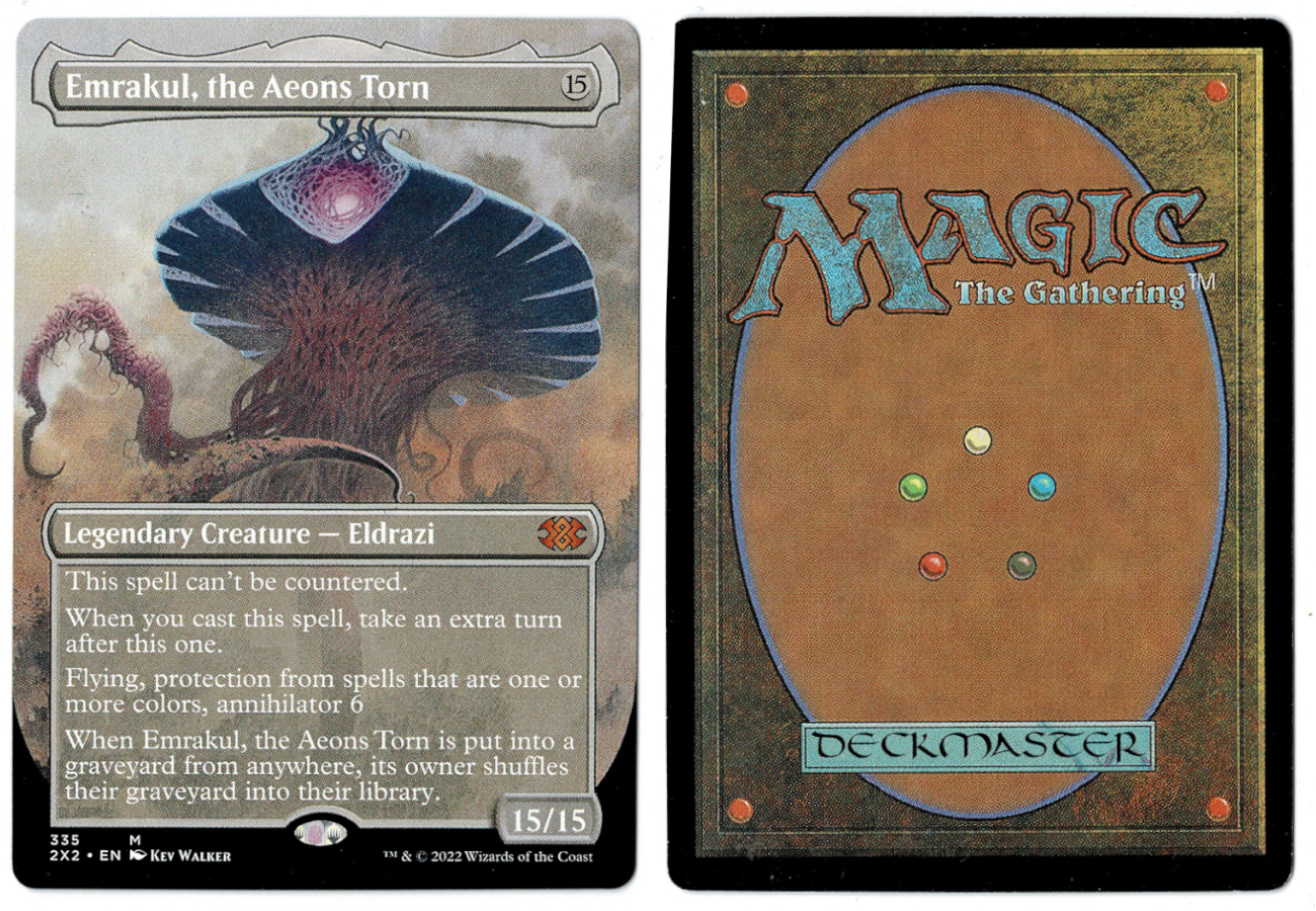 Emrakul, The Aeons Torn Card From Front And Back