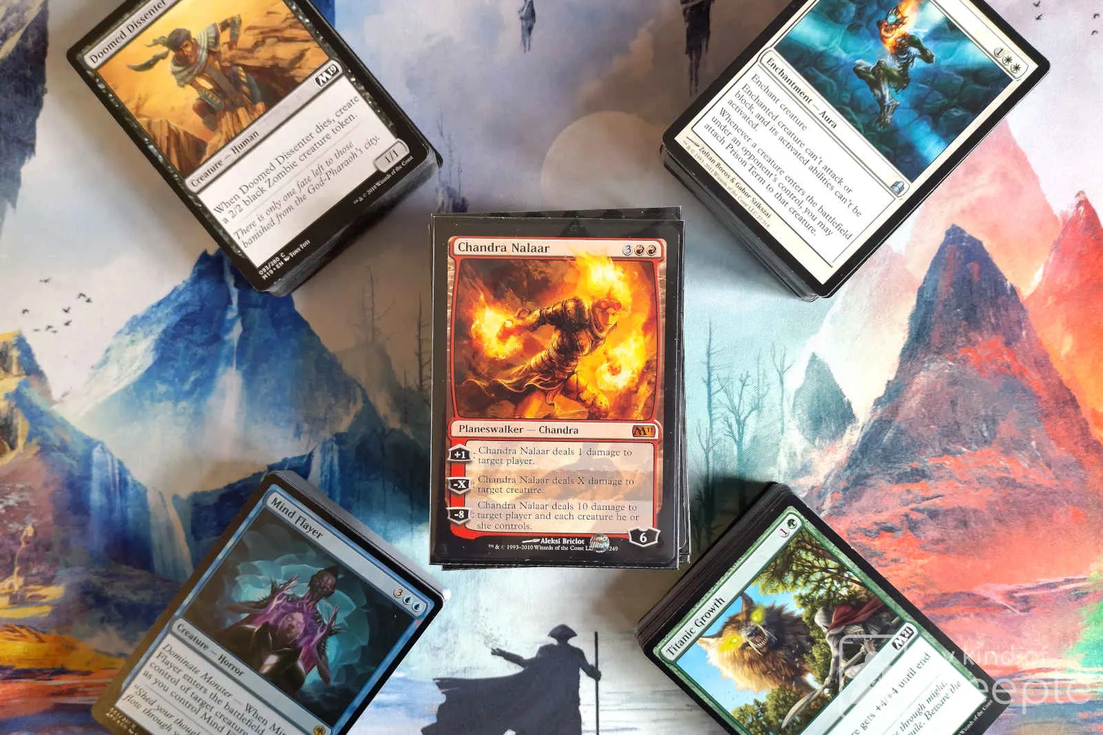 5 Decks of Magic Cards