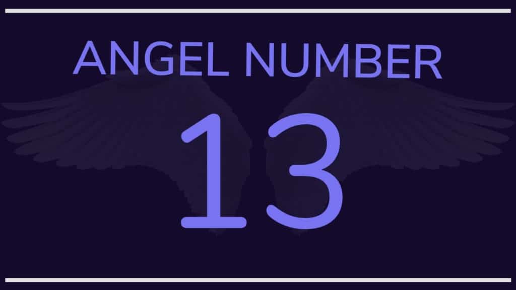 Number 13 In Purple Color With Wings In Background