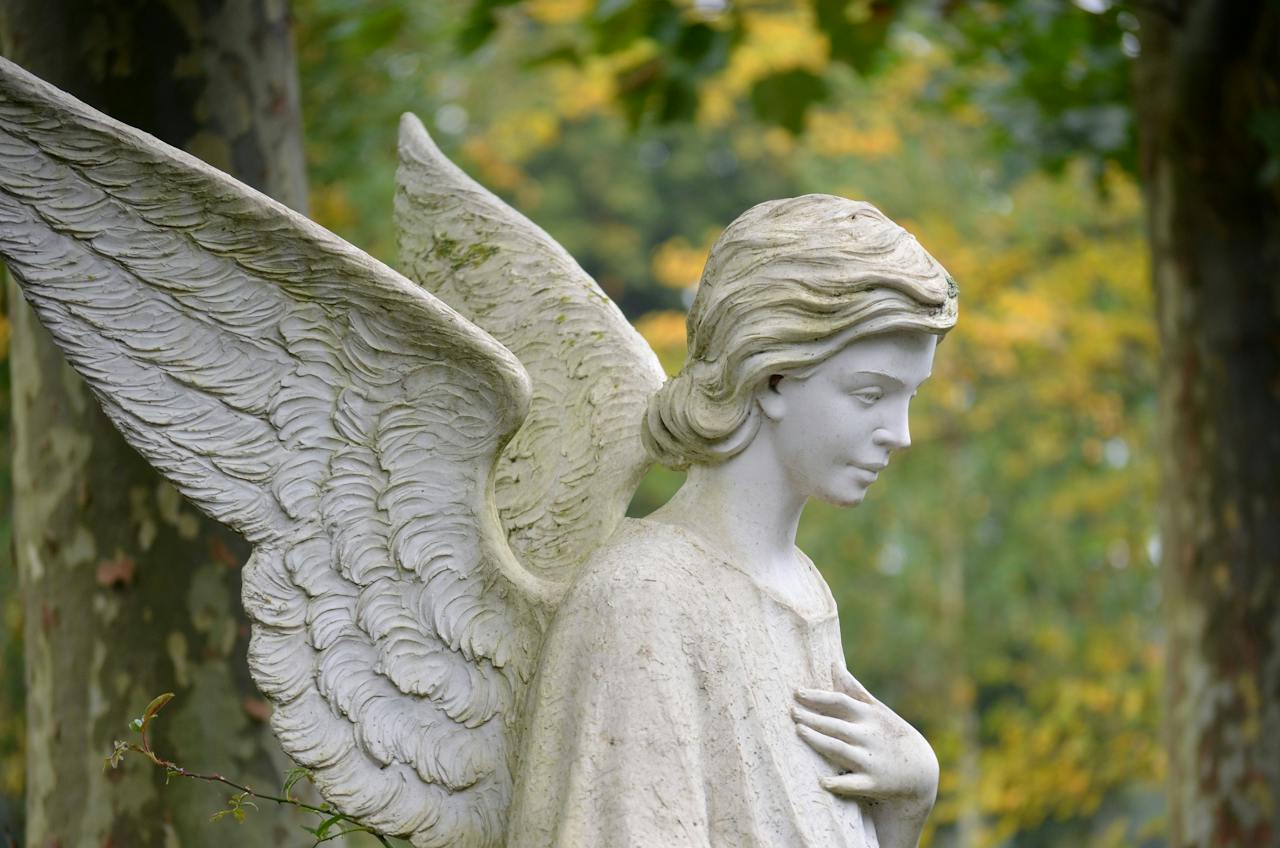 A Statue of a Female Angel
